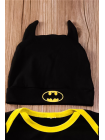 Дитячий костюм трійка бодік + шапочка + пінетки Batman
